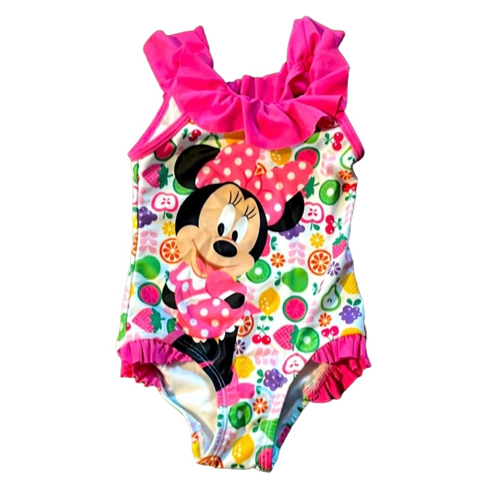 Toddler Girl Minnie Mouse Swimsuit Size 2